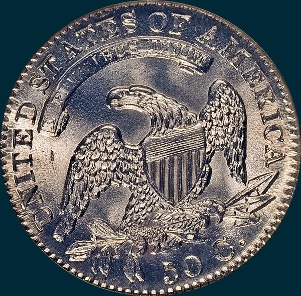 1832, O-113, Small Letters, Capped Bust, Half Dollar