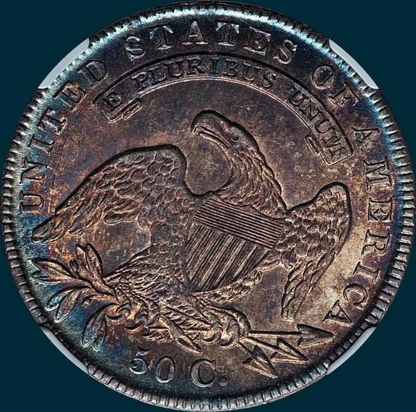 1836, O-113 Capped Bust, Half Dollar