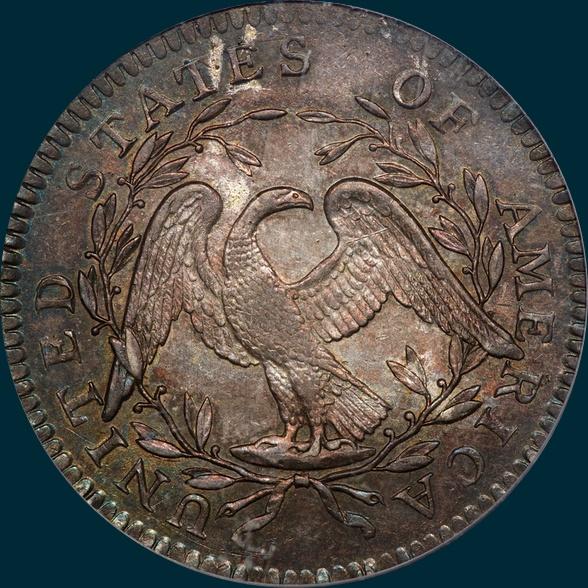 1795, O-125, Flowing Hair, Half Dollar