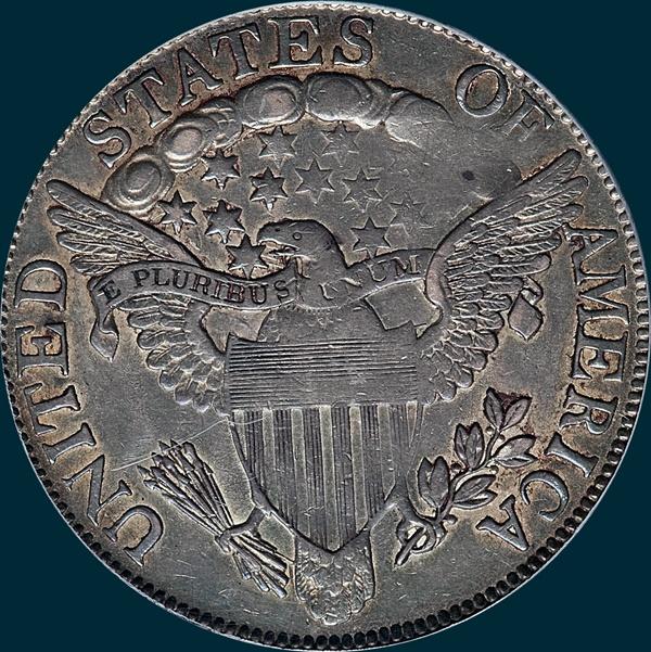 1806, O-105a, Draped Bust, Half Dollar, Large Stars