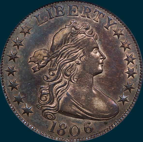 1806, O-106, Draped Bust, Half Dollar