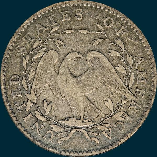 1795, O-123a, Flowing Hair, Half Dollar