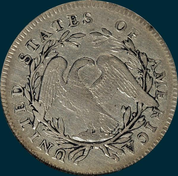 1795, O-126,  Flowing Hair, Half Dollar