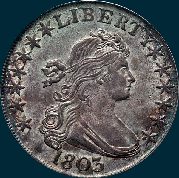 1803, O-103, Draped Bust, Half Dollar