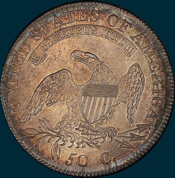 1809, O-109b, III Edge, Capped Bust, Half Dollar