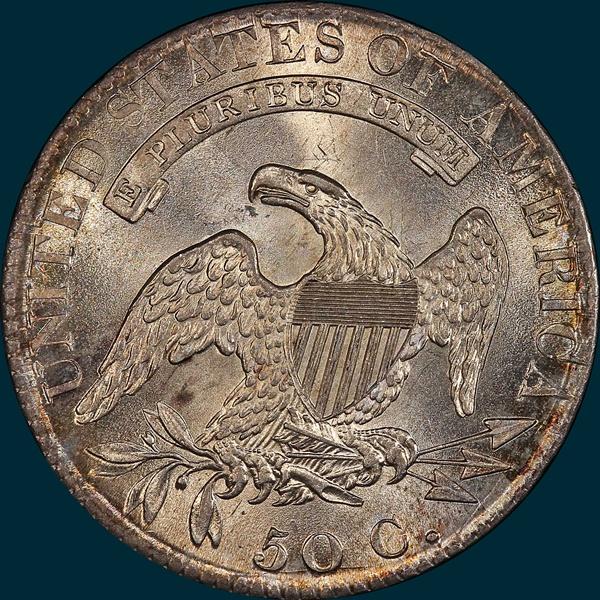 1819, O-108, Capped Bust, Half Dollar