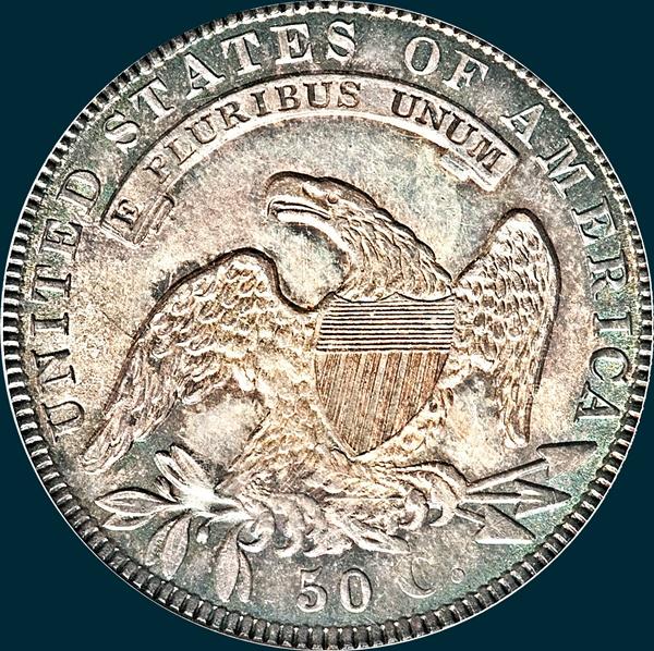 1836, O-111, Capped Bust, Half Dollar