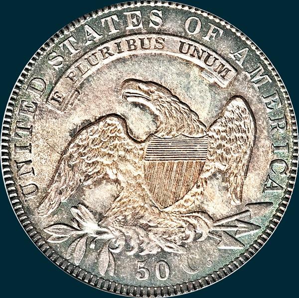 1836 o-111, capped bust half dollar