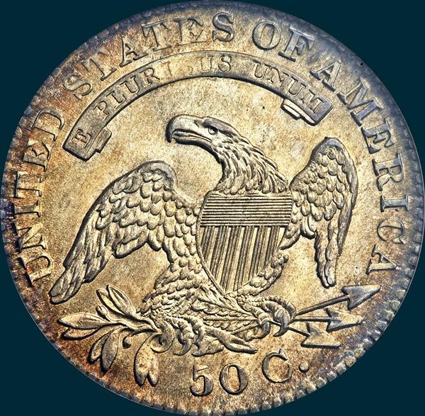 1831, O-112, Capped Bust, Half Dollar