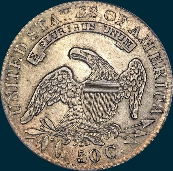 1831, O-117, Capped Bust, Half Dollar