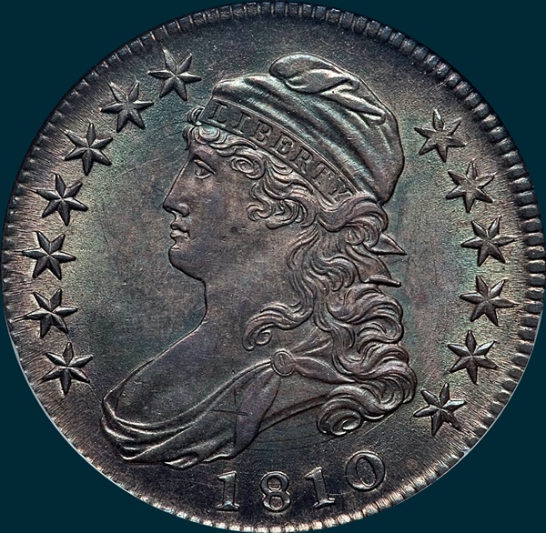 1810, O-104a, Capped Bust, Half Dollar