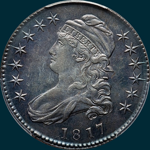 1817, O-105, Capped Bust, Half Dollar