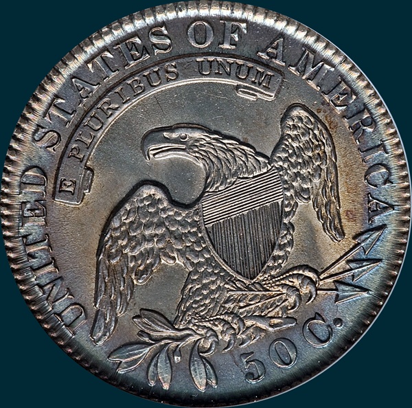 1831, O-103, Capped Bust, Half Dollar