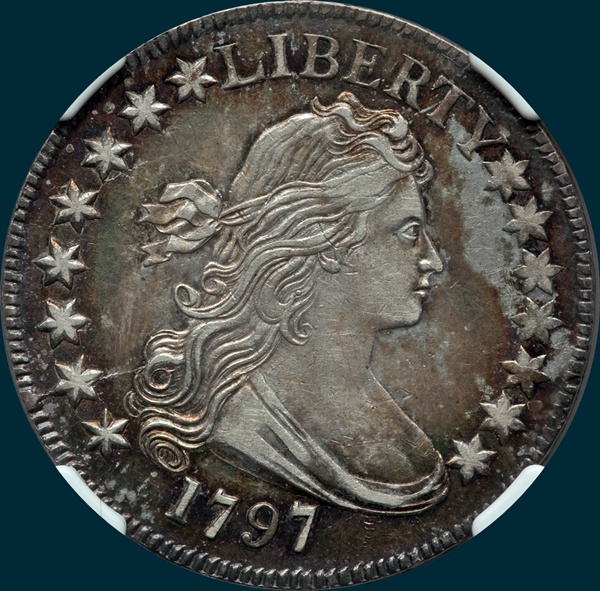1797, O-102, R6-, Draped Bust, Half Dollar