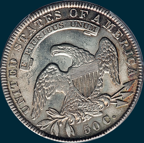 1834, O-119, Small Date, Small Letters, Capped Bust, Half Dollar