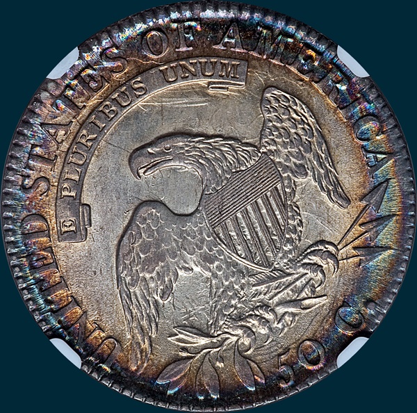 1814, O-101a, 4 over 3, Capped Bust, Half Dollar