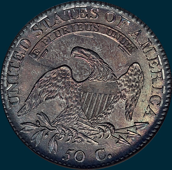 1814 o-109, capped bust half dollar