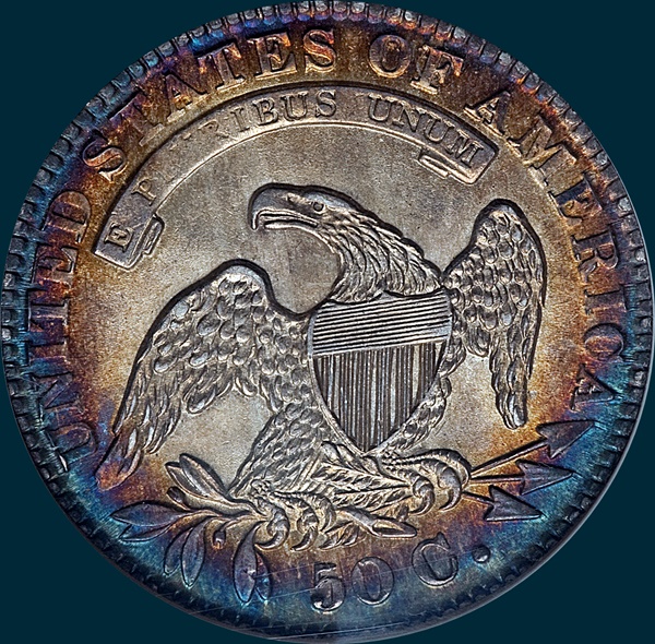 1831, O-111, Capped Bust, Half Dollar