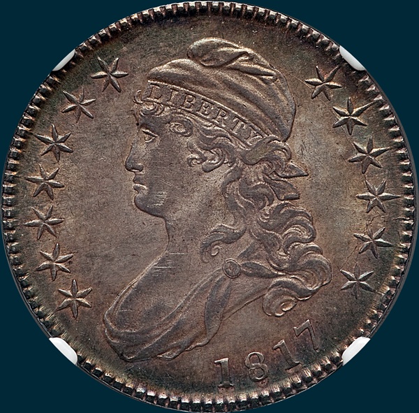 1817, O-110a, Capped Bust, Half Dollar