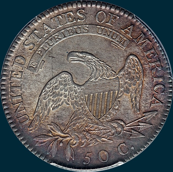 1819/8 O-101, Capped Bust, Half Dollar