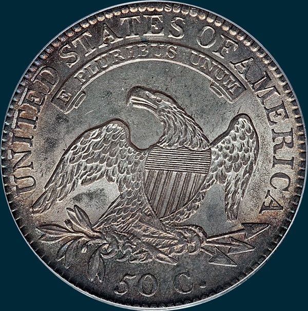 1818, O-107, Capped Bust, Half Dollar