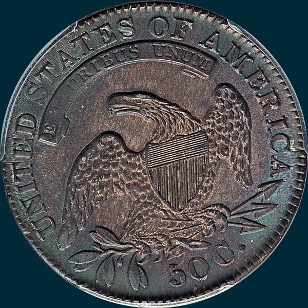 1832 O-115 capped bust half dollar