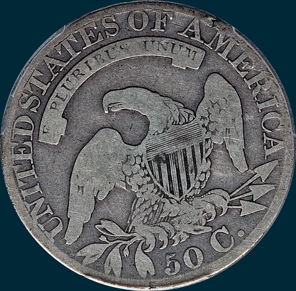 1827, O-149, Capped Bust Half Dollar